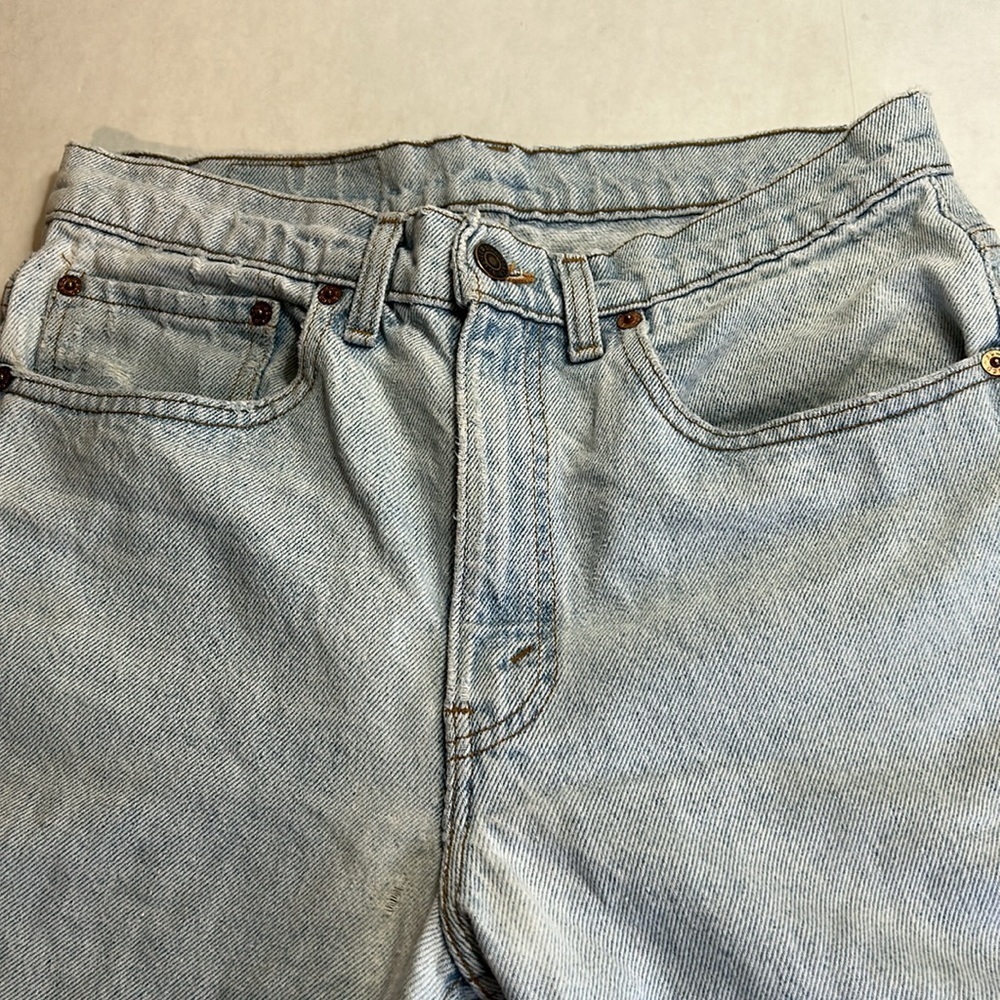 LEVI’S VINTAGE XX 80’-90s DISTRESSED 100% COTTON 505’S RED TAG TAG SZ W31 L32 - Picture 3 of 16